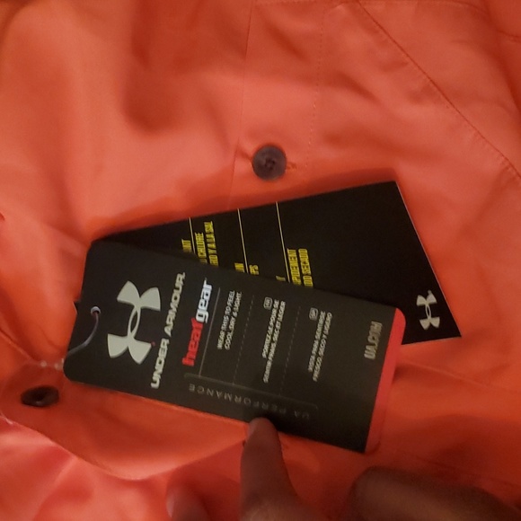 Under Armor Orange button-up shirt - Picture 6 of 6